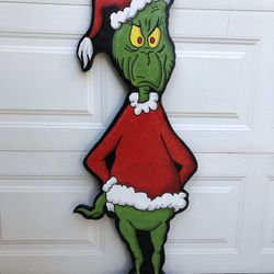 GRUMPY GRINCH - HOW the GRINCH STOLE CHRISTMAS YARD DECOR Lawn Art