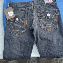 True Religion Jeans Black Size 26