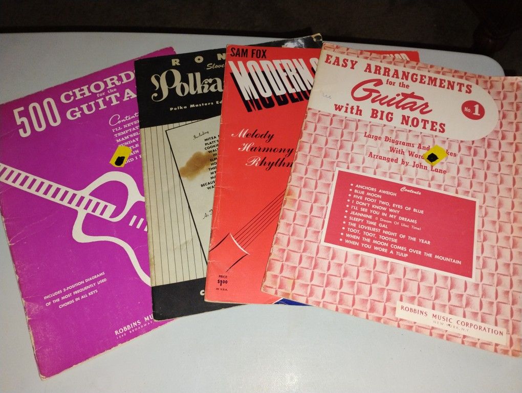 Music Books All 4 For $3