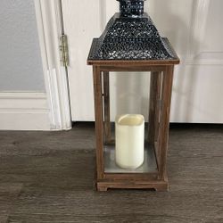 Wood And Metal Lantern