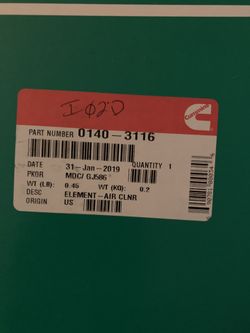 Onan Generator Element Air Cleaner