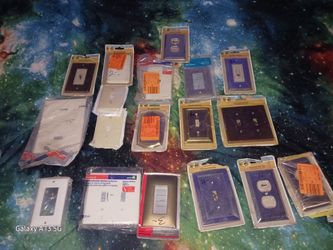 Bag of various receptacle and switch cover plates