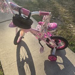 Minnie mouse kids bike