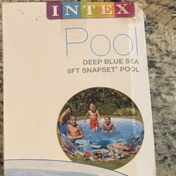 Intex Deep Blue Sea 8ft Snapset Pool
