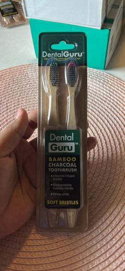 Dental Guru Bamboo Charcoal Toothbrush 2-Pack