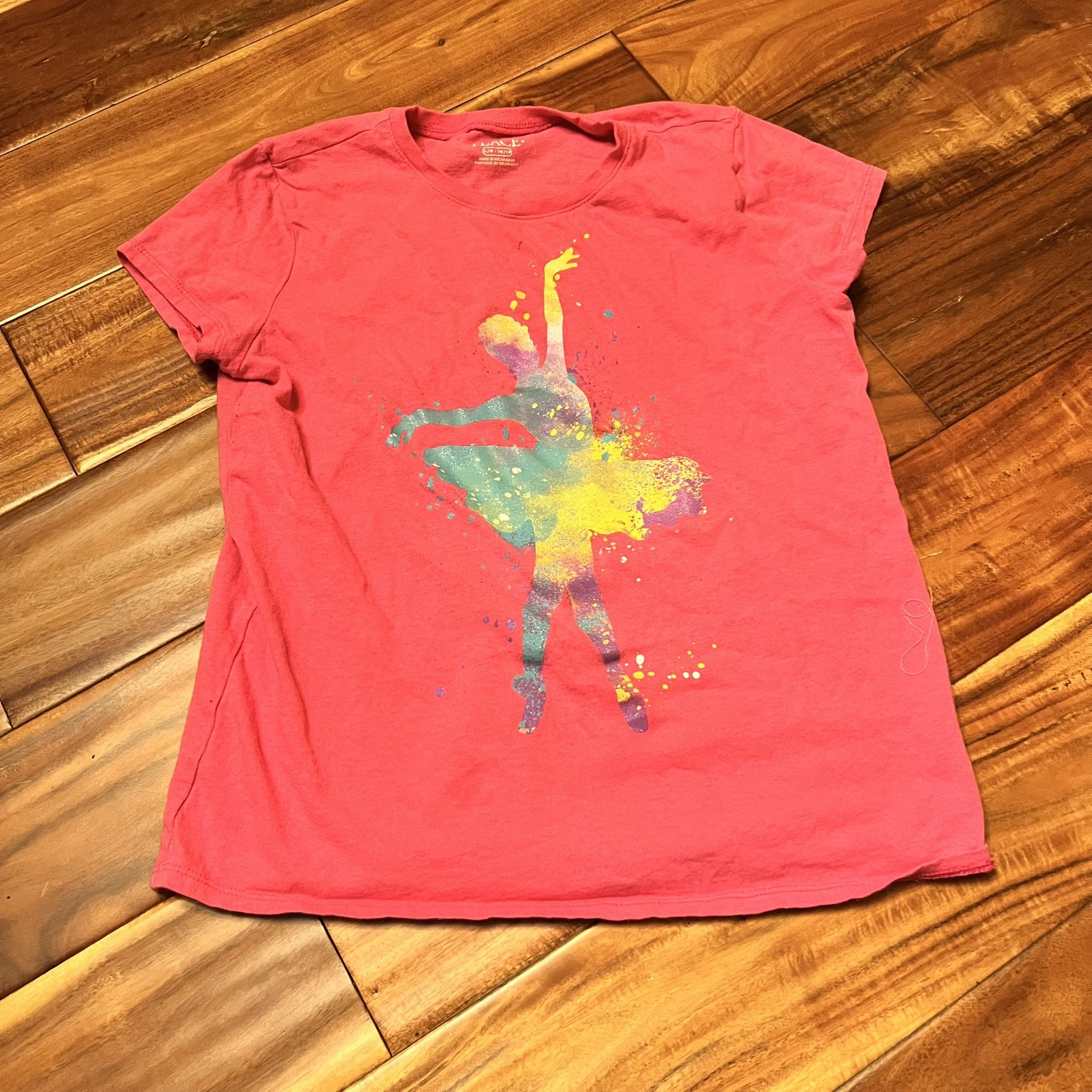 Girl’s the children’s place ballet t-shirt. Size 10/12
