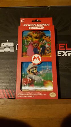 Nintendo Super Mario 3D coasters