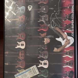 Joe Satriani Autographed Framed Picture