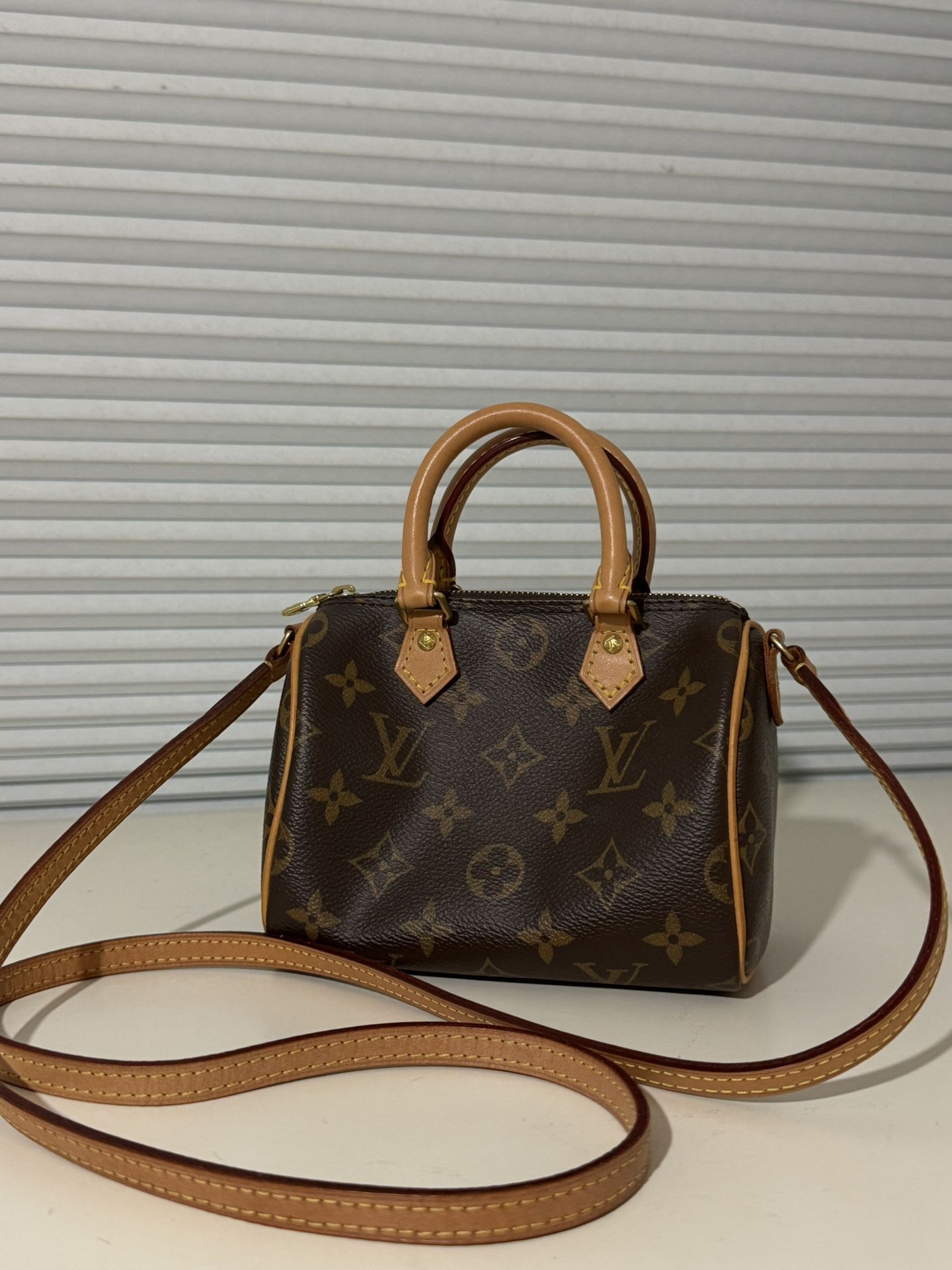 Authentic Louis Vuitton Nano Speedy 