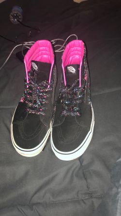 Vans paint splatter hi tops men’s 13