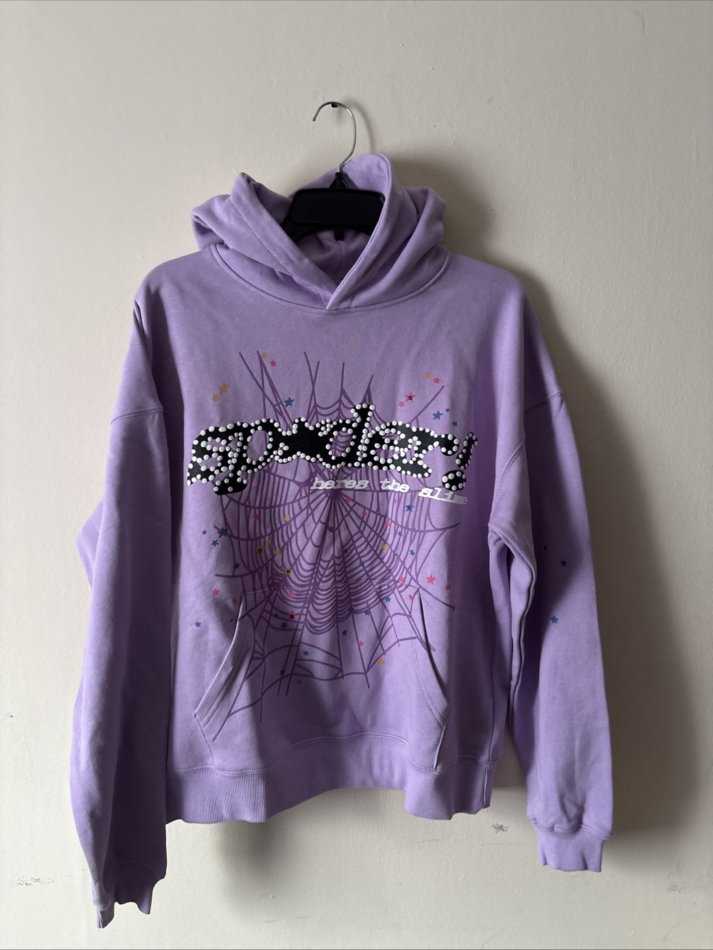 Sp5der Hoodie β Acai Purple / Size Medium π·οΈπ₯