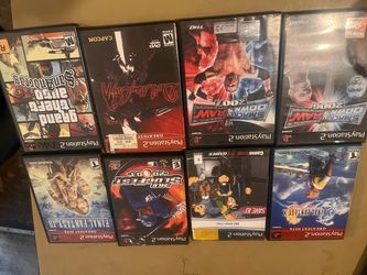 PS2 Game Lot of 8 PlayStation 2