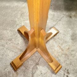 Beautiful Antique Mission Oak Coat Rack – 4 Hooks – 70” Tall – Solid Wood