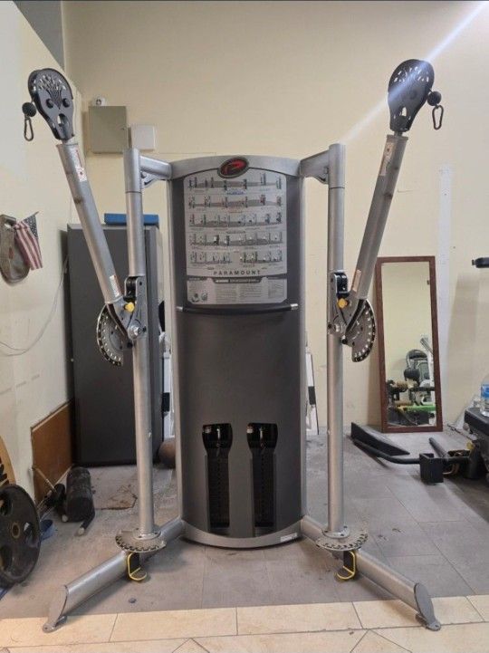 Paramount Functional Trainer Workout Fitness Exercise Gym Equipment