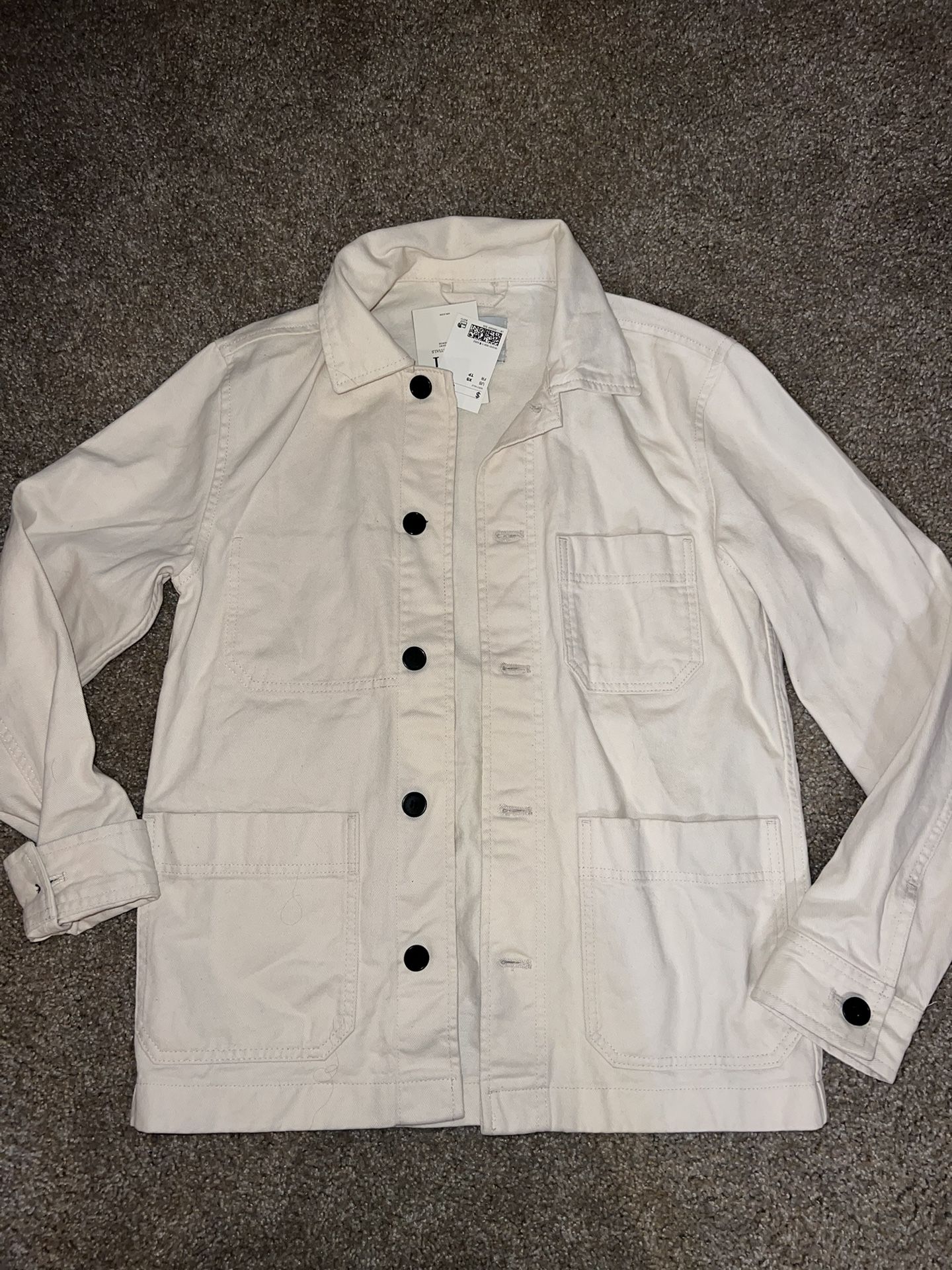 Mens H&M cream Jean Jacket