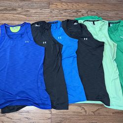 Lot of 5 Ladies / Women New Balance Exercise tanks / shirts
