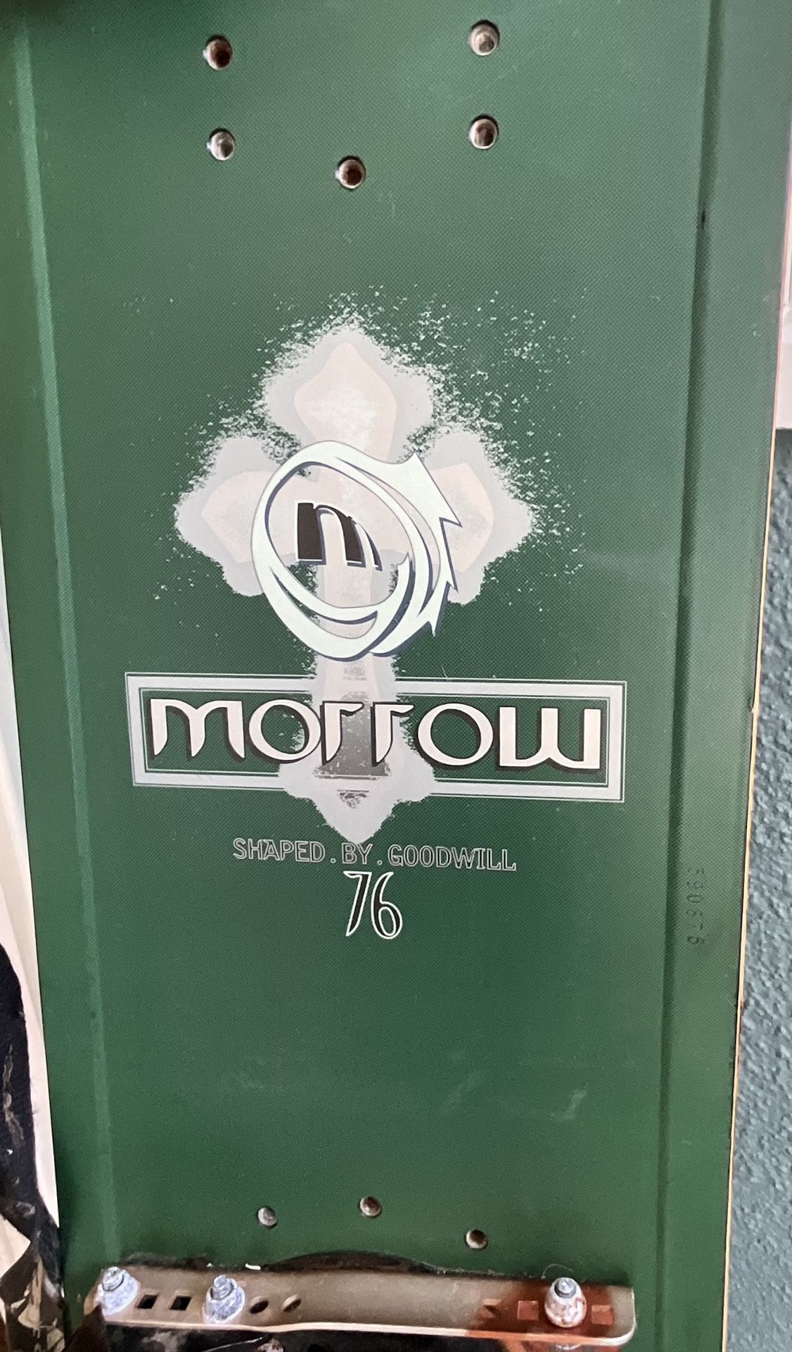 Morrow Snow Board Shaped By Matt Goodwill Vintage snowboard 176cm