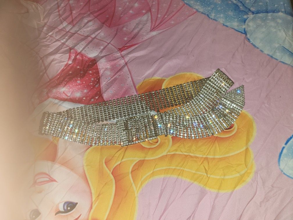 Silver Ringstone Belt