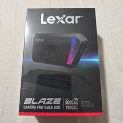 New Lexar Blaze Gaming Portable SSD 512GB