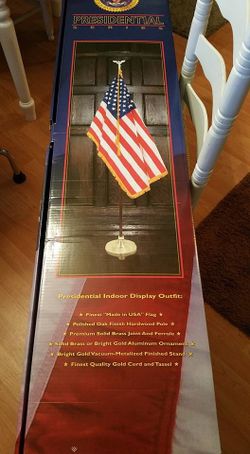 Flag pole set