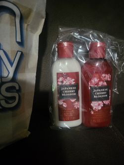 Bath and Body Works Travel Size Japanese Cherry Blossom Shampoo Conditioner 