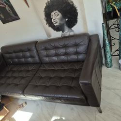 Leather Sofa Set $85