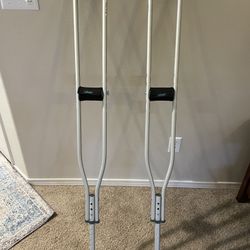 Crutches with Extra Padding