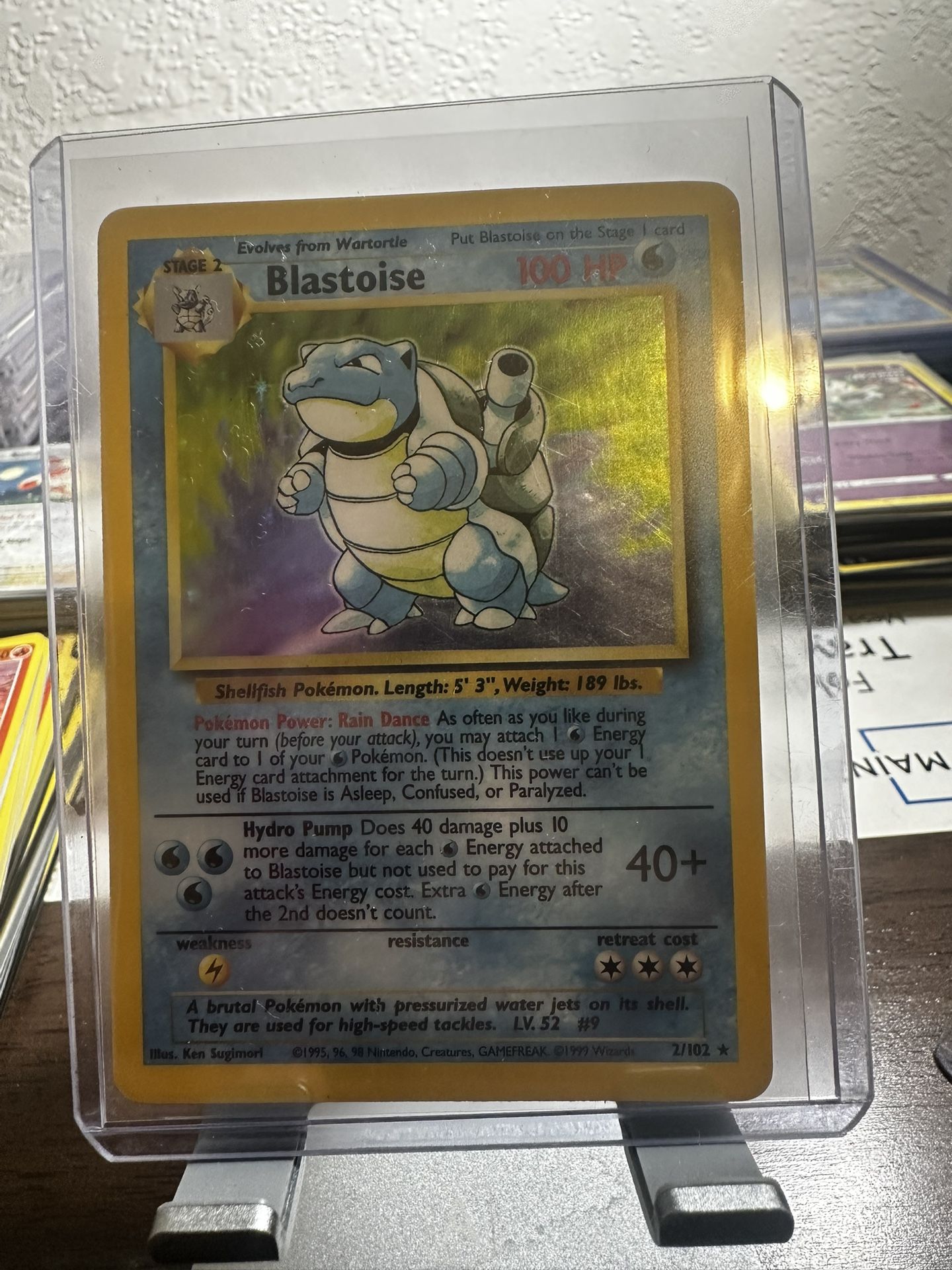 Base Set Hollow Graphic Blastoise