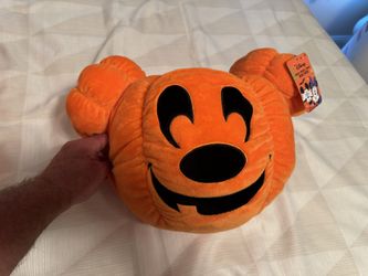 Limited Edition Mickey Jack O’ Lantern Pillow Brand New