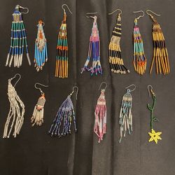 Single Beaded Earrings 