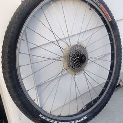 26" Rear 7 Speed Bike Rim And Tire Specialized 