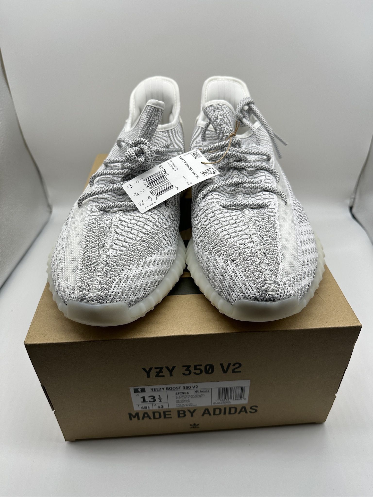 Adidas Yezzy Boost 350 V2 Static Non Reflective sz 13.5 Men