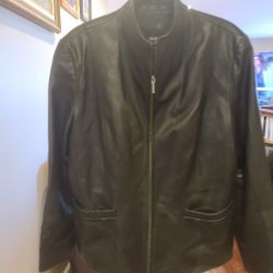 Womens Leather Jacket Size.XL