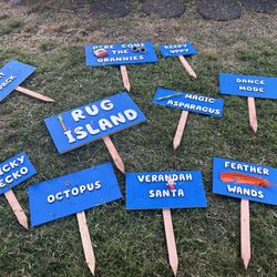 Bluey Party Signs 