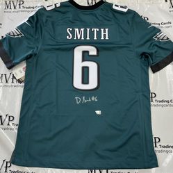 Fanatics Authentic DeVonta Smith Autograph Eagles Jersey