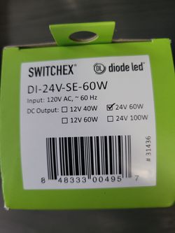 Diode LED DI-12V-SE-60W SWITCHEX 12V Driver + Dimmer Switch - 60