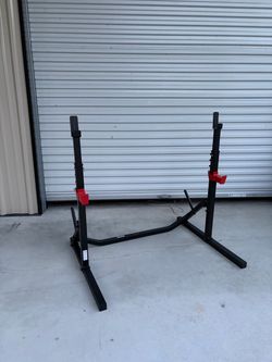 Sunny Health & Fitness Multifunctional Adjustable Squat Rack $90