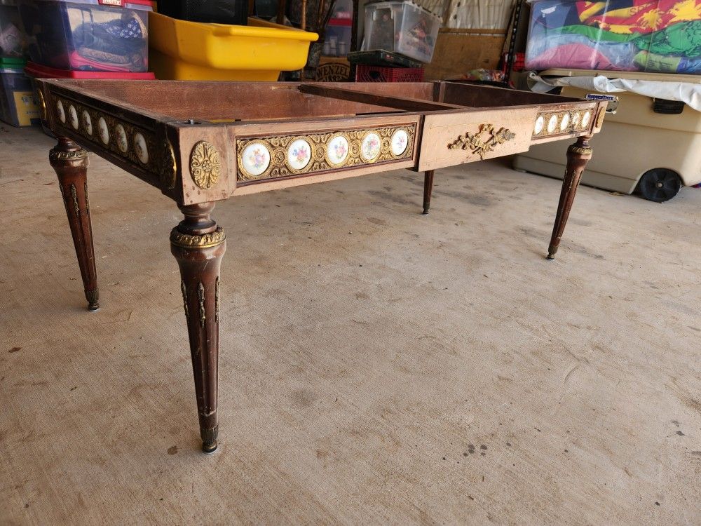 Antique French Coffee Table Base (missing marble top)