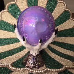Bath & Bodyworks Color Changing Projector Halloween Wallflower plug Crystal Ball Skull Light-up
