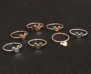Disney’s Silver & Gold Mickey Mouse Rings
