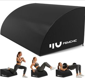 NEW Hip Thrust Bench Box 700LB Capacity Ergonomic Glute Builder Home Gym Portable