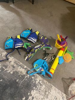 Beach toys- life vests