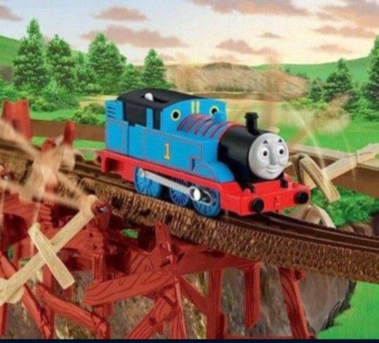 Thomas and Friends Trackmaster Shake Shake Bridge Misty Island Complete Track with Motorized Engine NEW!
