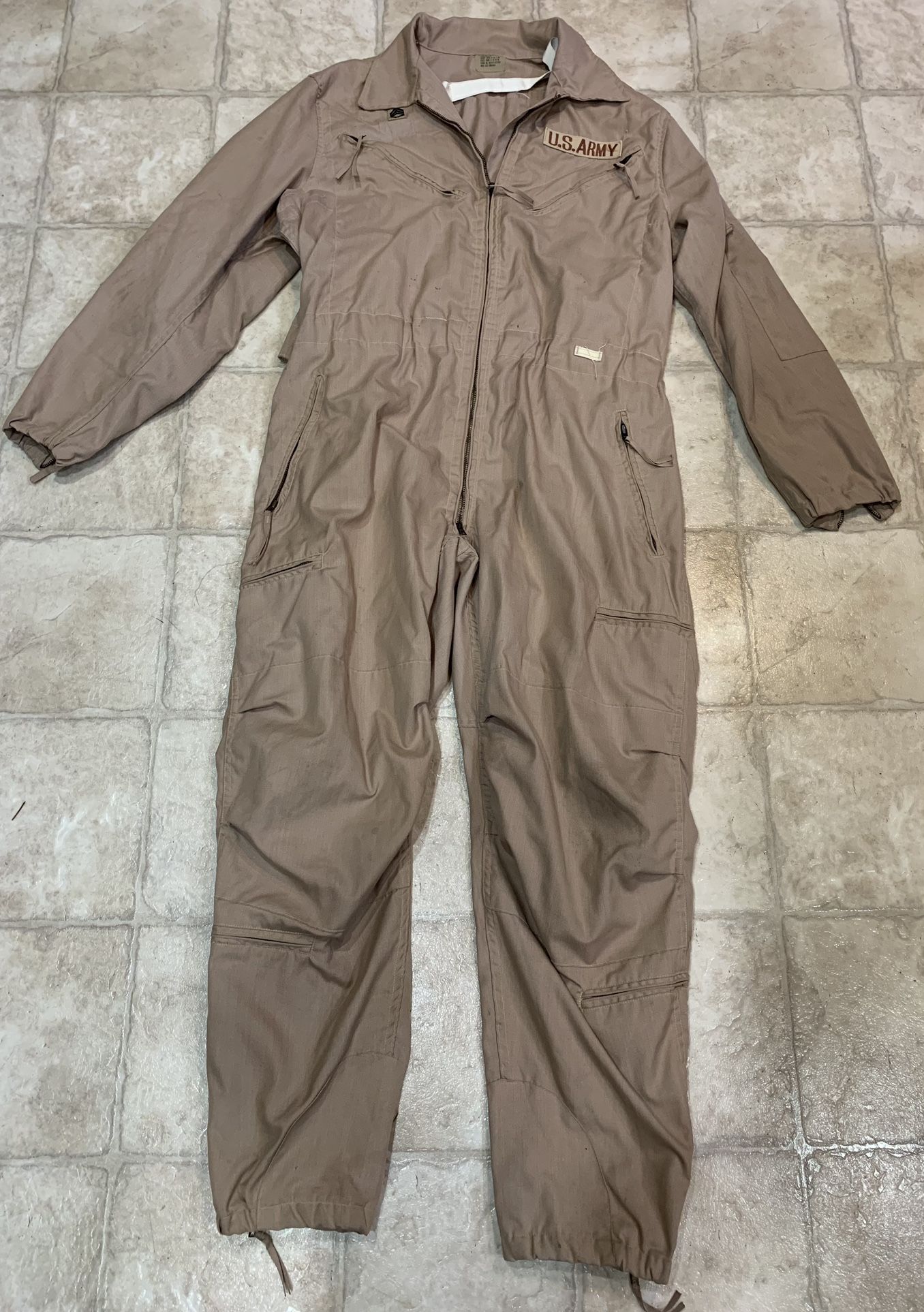 Vintage Army Combat Vehicle Crewmen Coveralls, Men’s Large