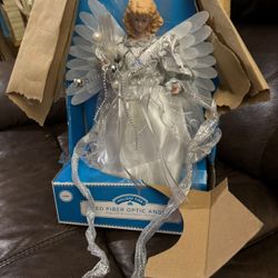 LED FIBER OPTIC ANGEL Ángel LED de Fibra Optica - 30.4 cm 12 Inch