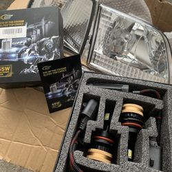 HID Kit (Cougar Motor{fits any}) + Ford Expedition Headlights (New)