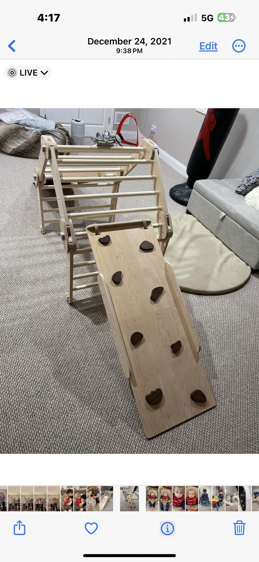 Happy moon natural climber