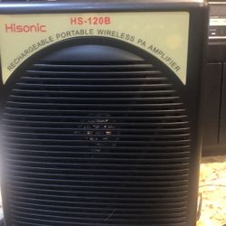 Rechargeable Portable Wireless PA Amplifier 