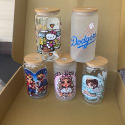 Custom Glass Cups Sale 16oz