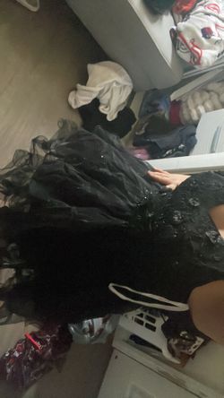 Black short dress